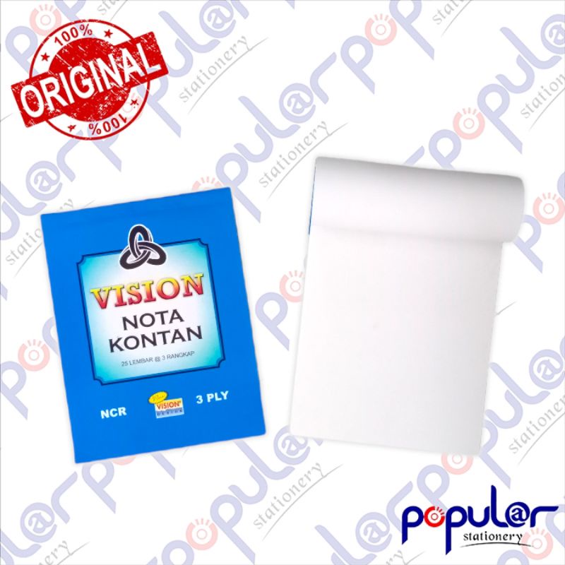 Jual Nota NCR Vision Besar 3 Aply | Shopee Indonesia