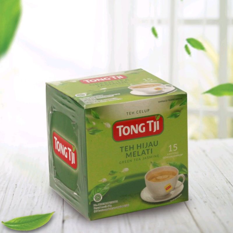 Jual Tong Tji Green Tea Jasmine 1 Pack Isi 15 30gr Teh Celup dengan ...