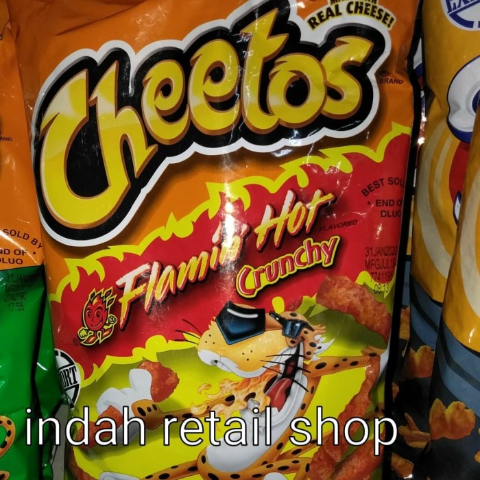 Jual Ready - Cheetos Flamin Hot Crunchy 226G | Shopee Indonesia