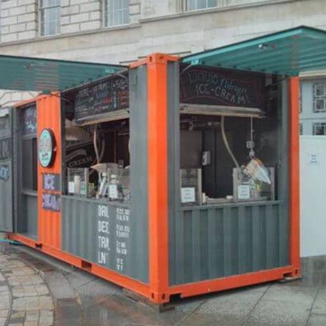 Jual Booth container knock down system/bongkar pasang. Ukuran 4x3x2,5 ...