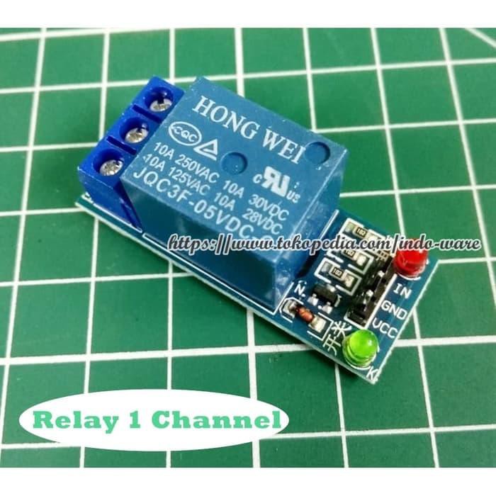Jual Jual Modul Relay 1 Chanel Indoware modul relay 1 channel last stok ...