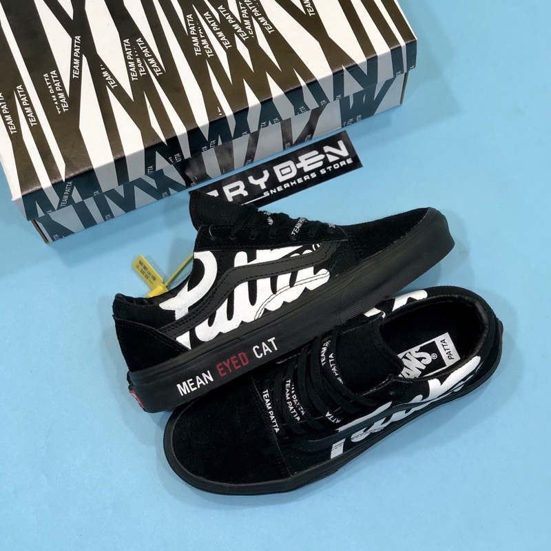 Vans old skool patta on sale black