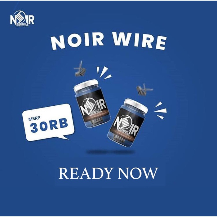 Jual Noir Wire Alien V1 0.2 Ohm 100% Authentic - Noir Prebuild Alien V1 ...