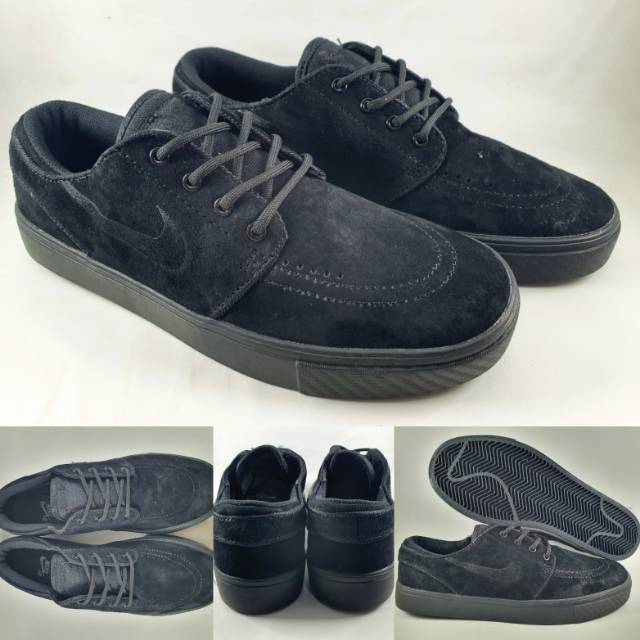 Janoski all black on sale suede