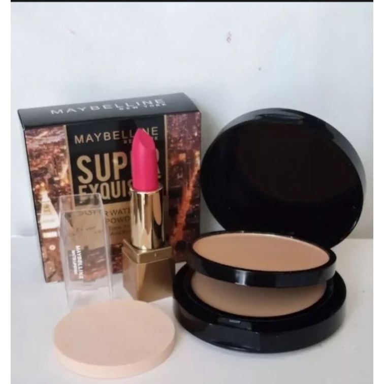 Jual Paket Maybelline Bedak Dan Foundation Lipstik Shopee Indonesia