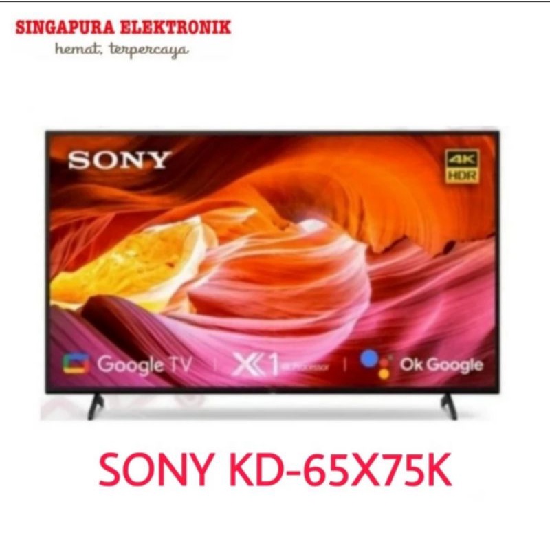 Jual Sony TV LED 65" (android tv) KD-65X75K | Shopee Indonesia