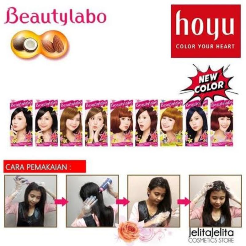 Jual Beautylabo Pewarna Rambut Asli Jepang beauty labo hair color hoyu ...