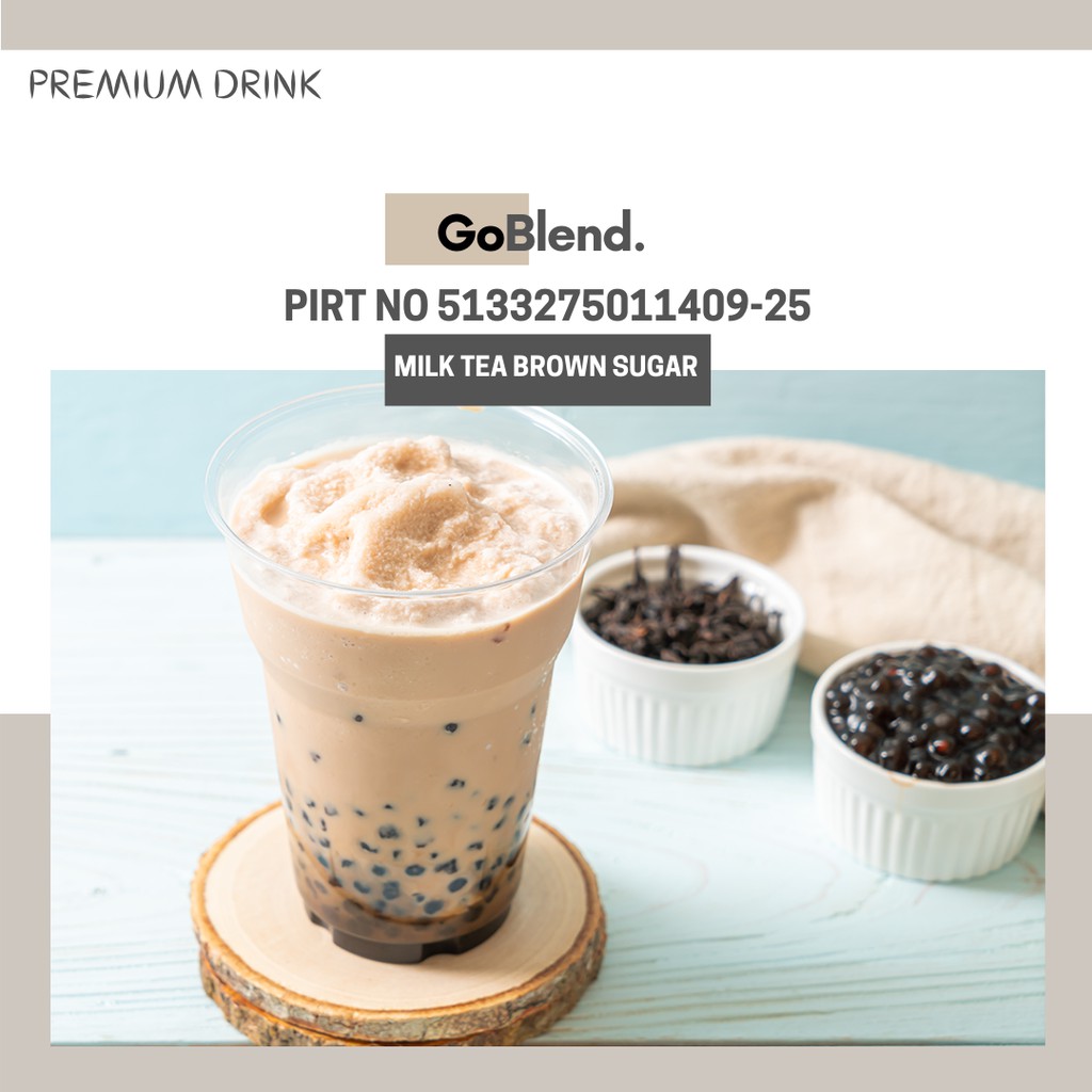 Jual Bubuk Minuman MILK TEA BROWN SUGAR 1Kg - Bubuk MILK TEA BROWN