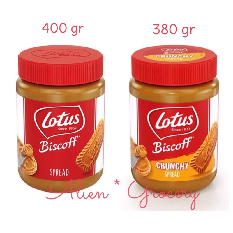 Jual PROMO!!!! Lotus Biscoff Selai Spread Crunchy Smooth 380gr 400gr ...