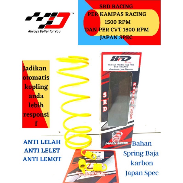 Jual PER CVT PCX 150 THAILAND 1500 RPM DAN PER KAMPAS OTOMATIS RACING ...