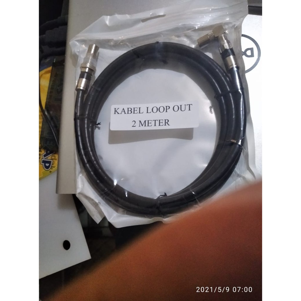 Jual KABEL LOOP FEMALE TO MALE ANTENA TV DVB REV PARABOLA 2 METER ...