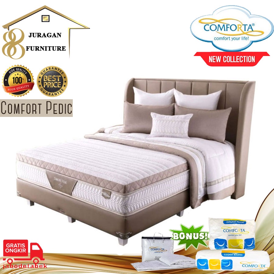 Jual Full Set COMFORTA Kasur Springbed ( Comfort Pedic ) | Shopee Indonesia