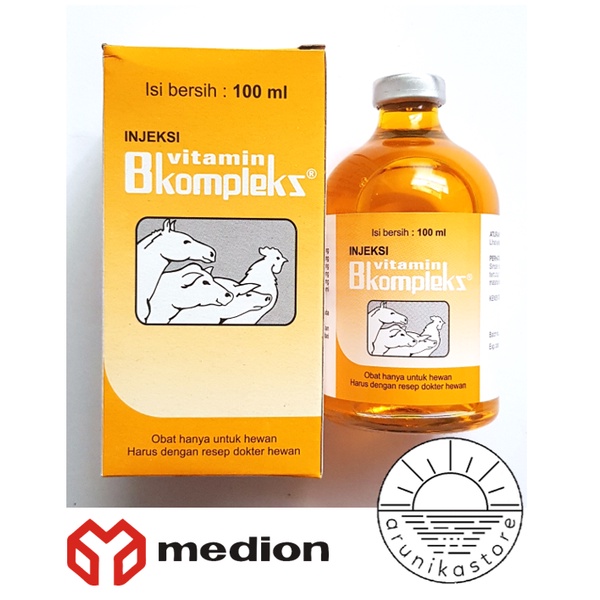 Jual VITAMIN B KOMPLEKS 100 Ml | Vitamin Injeksi Untuk Hewan | Shopee ...