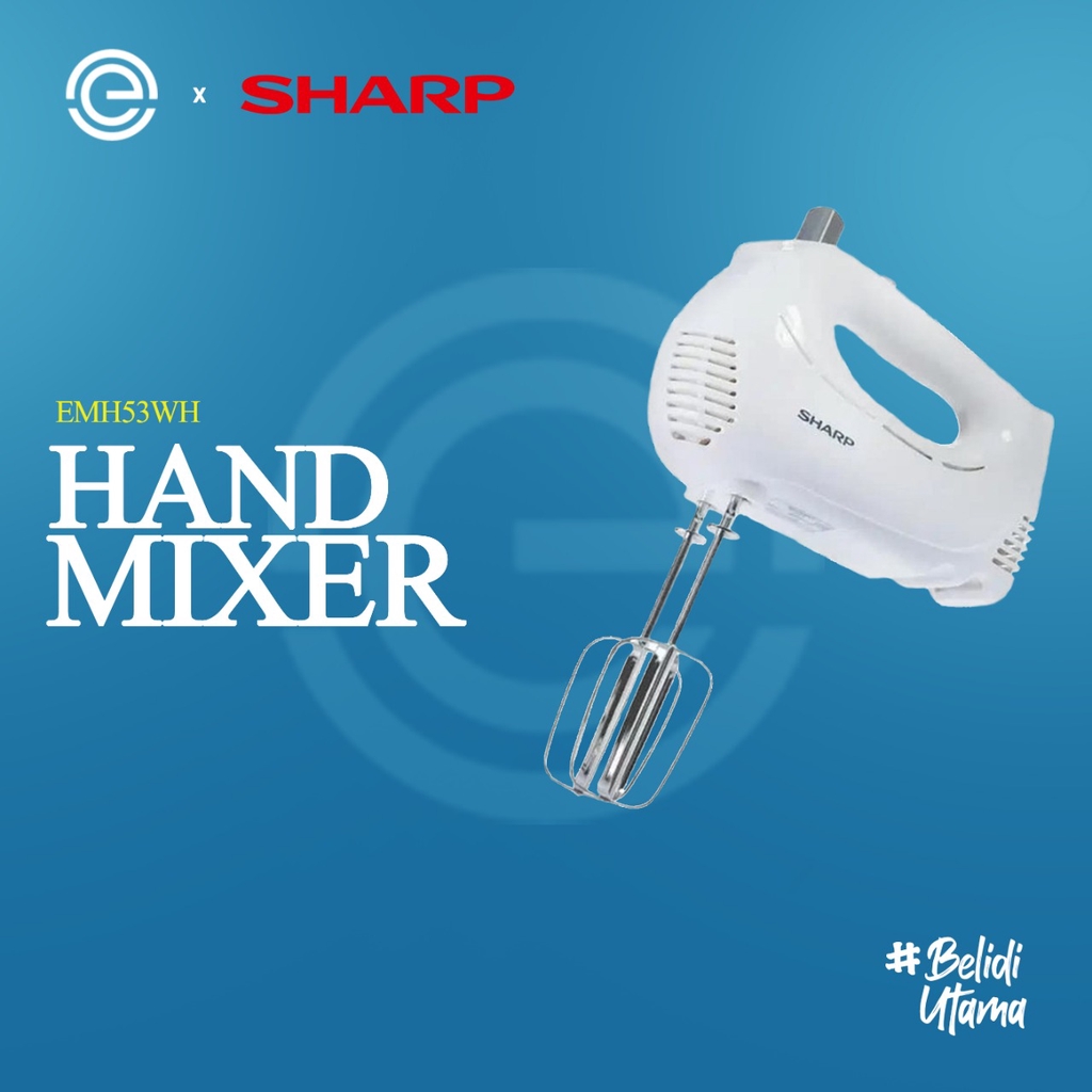 Jual SHARP Hand Mixer - EMH53WH | Shopee Indonesia