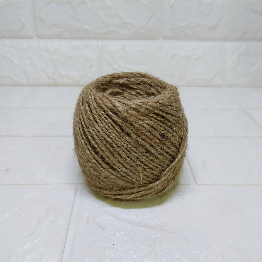 Jual Tali Rami 2 PLY Roll Tali Burlap Serbaguna Bahan Kerajinan Tangan ...