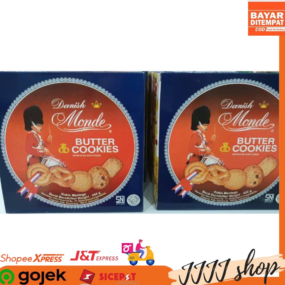 Jual biskuit Monde Danish Butter Cookies 454gr kaleng bulat Shopee