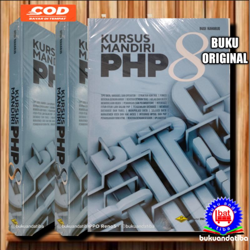 Jual Buku Kursus Mandiri PHP 8 - Budi Raharjo - Informatika | Shopee ...