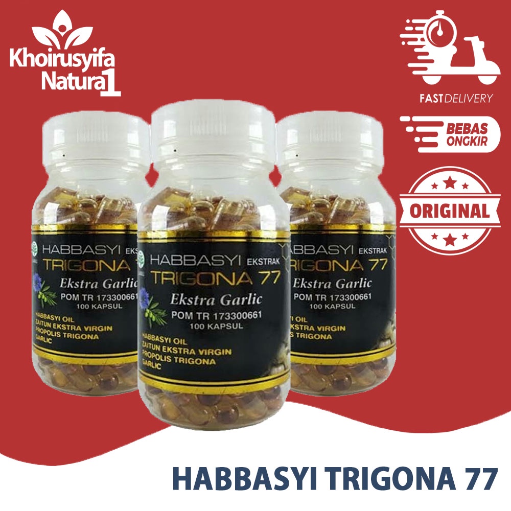 Jual Habbasyi Trigona Extra Garlic Isi Kapsul Original