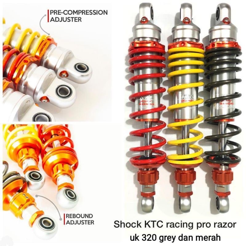 Jual Shockbreaker Ktc Racing Razor Pro Klik Rebound Bebek Uk Mm Mm Mm Rx King F Zr