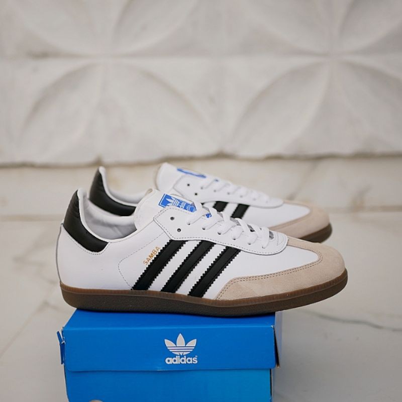 Jual ADIDAS SAMBA OG WHITE BLACK BISA BAYAR DI TEMPAT | Shopee Indonesia