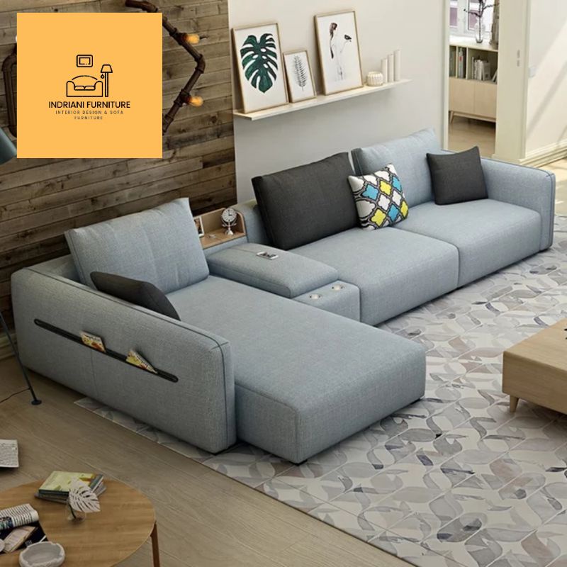 Jual Sofa Letter L Minimalis Modern Super Cantik Sofa Tamu Empuk ...