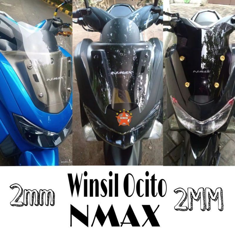 Jual Dm Winshield Nmax Nmax New Model Ocito Visor Nmax Lama Vector Winsil Nmax