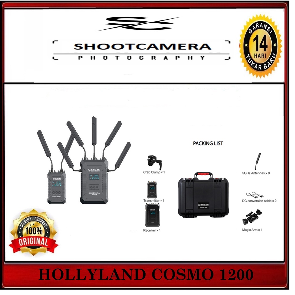 Jual HOLLYLAND COSMO 1200 HDMI/SDI Wireless Transmission SYSTEM