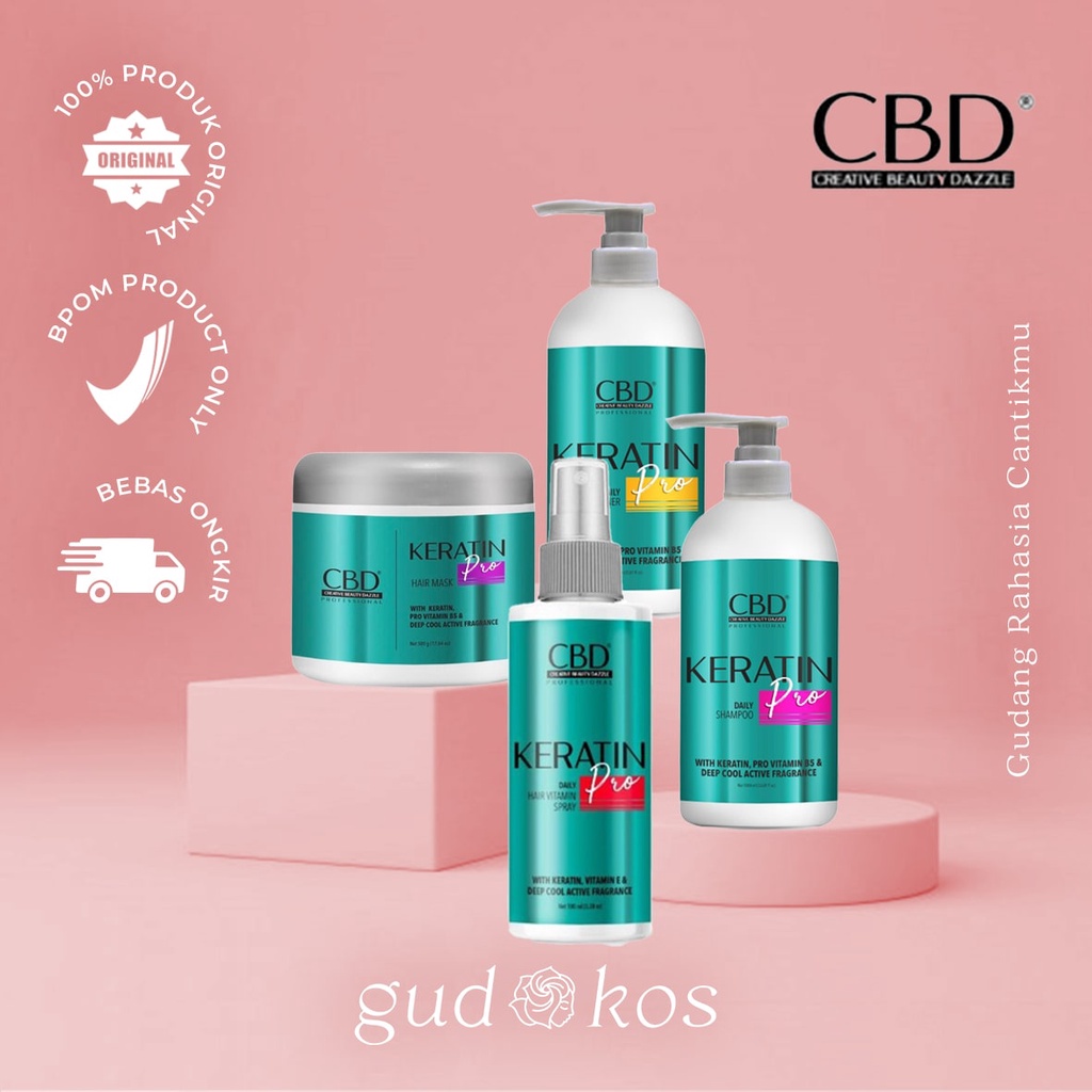 Jual CBD Profesional Keratin Pro Daily Hair Mask / Shampoo ...