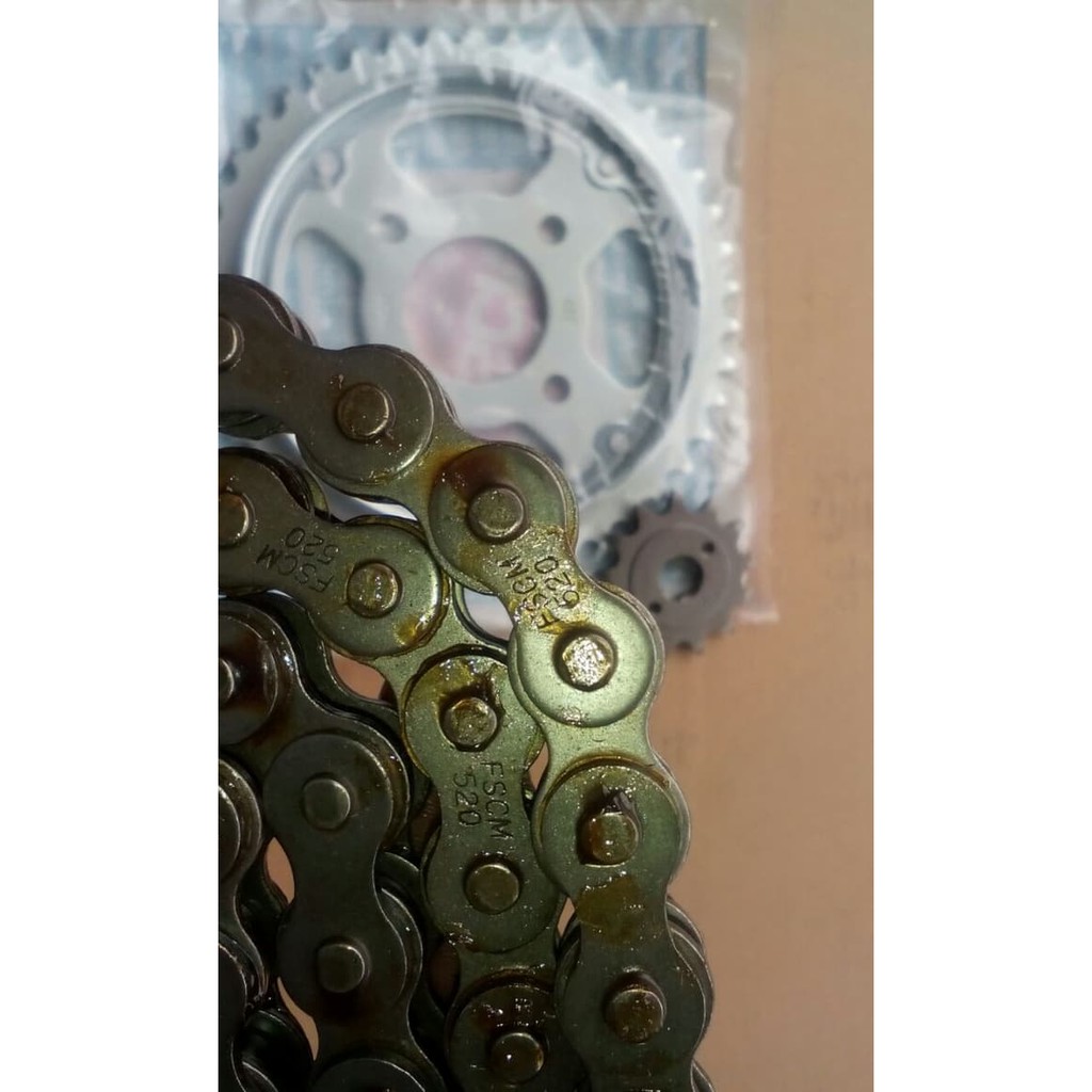 Jual Gear Set (Drive Chain Kit) Honda Tiger Brand Fscm | Shopee Indonesia