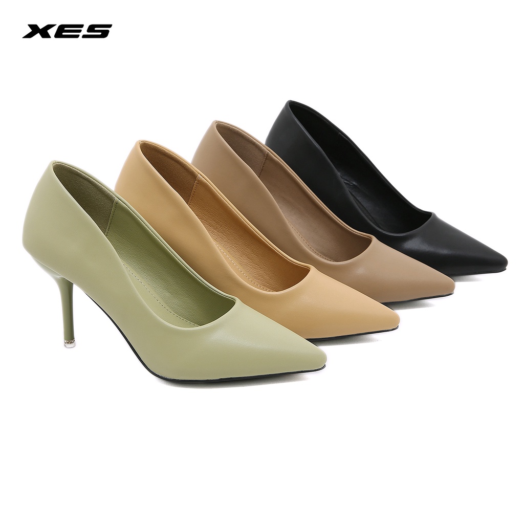 12 Cm Stiletto Sepatu Heels Lazada Jual XES 25B-01 Sepatu Wanita