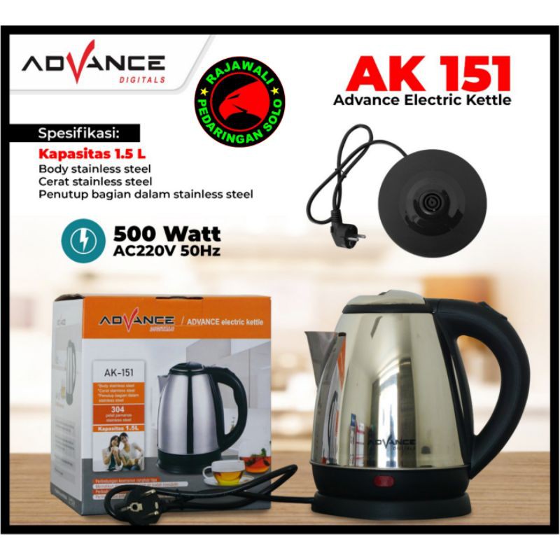 Jual Teko Listrik Ketel Elektrik Alat Pemanas Air Elektrik Electric Kettle Shopee Indonesia 2179