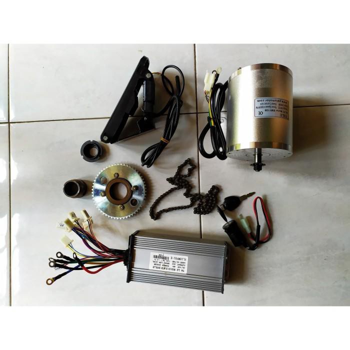 Jual Spesial Promo Motor Listrik V W Brushless Dc Konversi Kit Sepeda Go Kart Atv Bagus