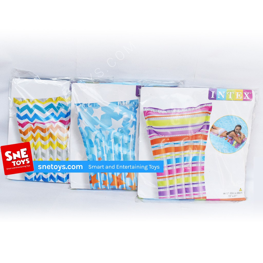 Jual INTEX Kasur air 59711 New Motif Floaties Mat | Shopee Indonesia