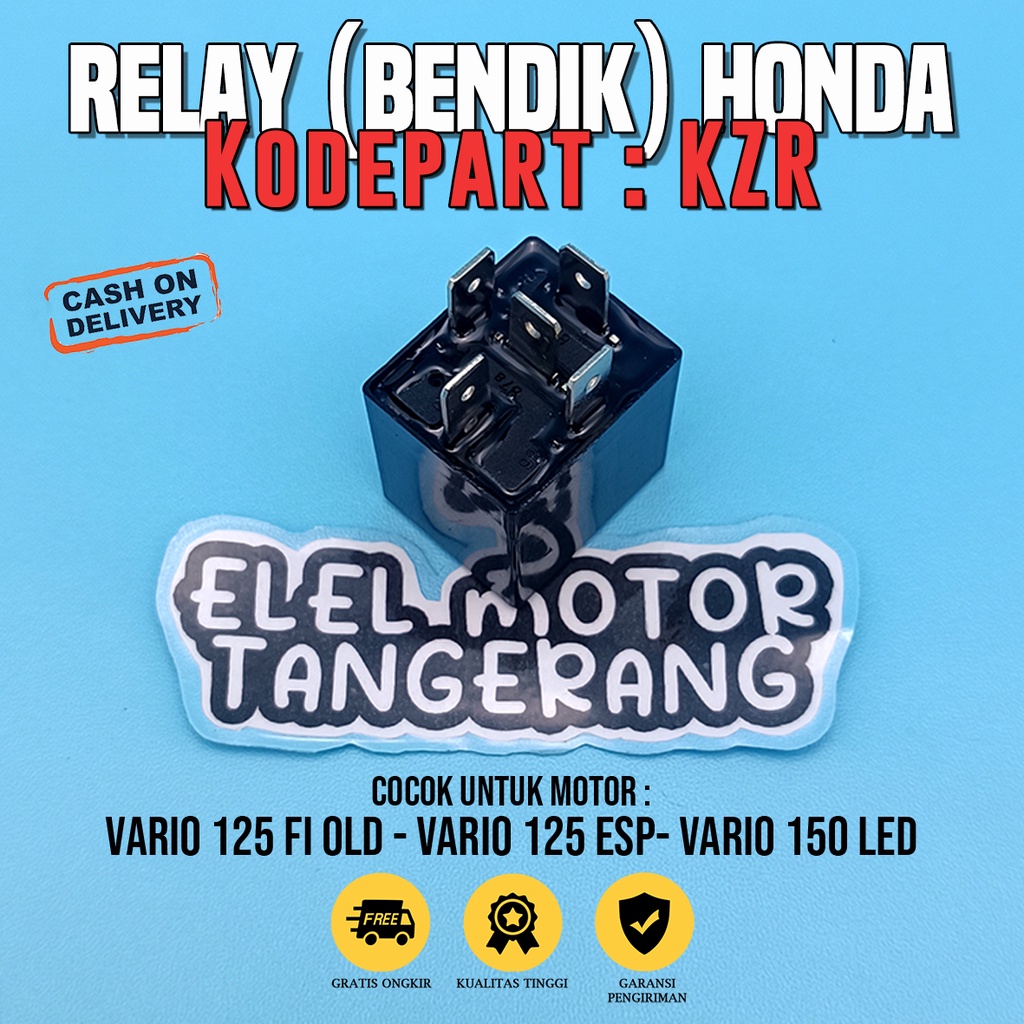 Jual Relay Comp Power Switch Starter Bendik Vario Kaki Kzr