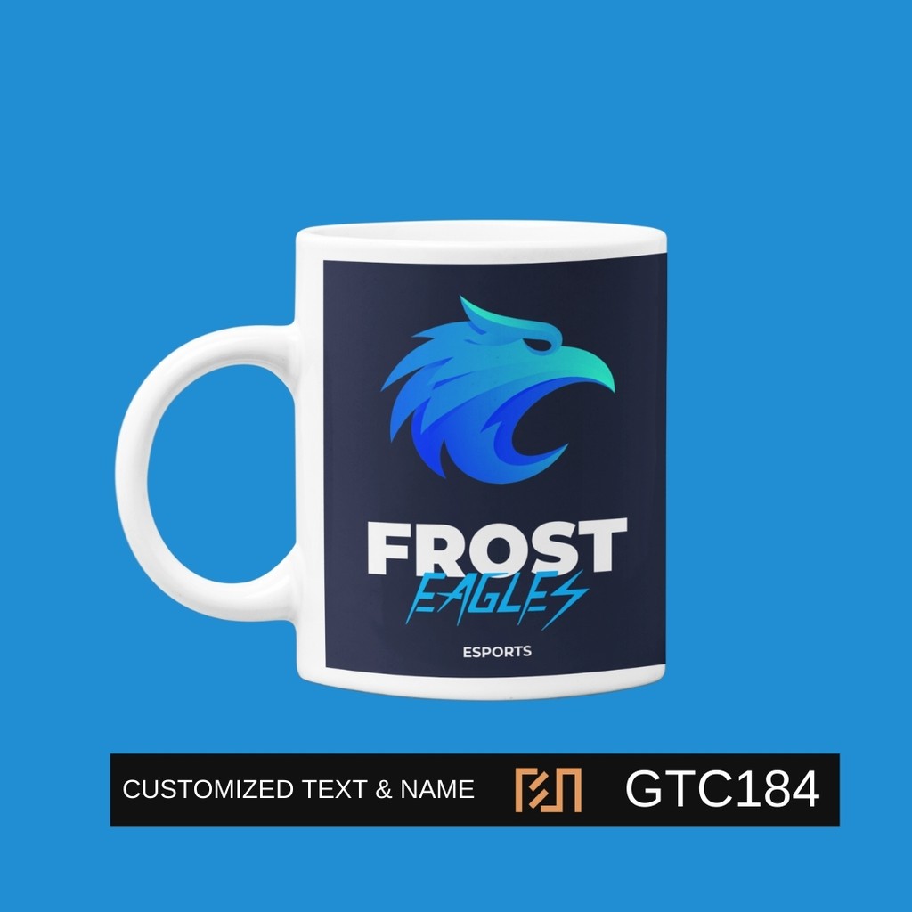 Jual Mug Desain Logo Gaming Custom Nama dan Tagline FROST EAGLES ...