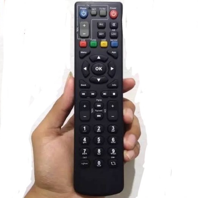 Jual remote RECEIVER STB alat tv kabel/berbayar langsung pakai tanpa ...