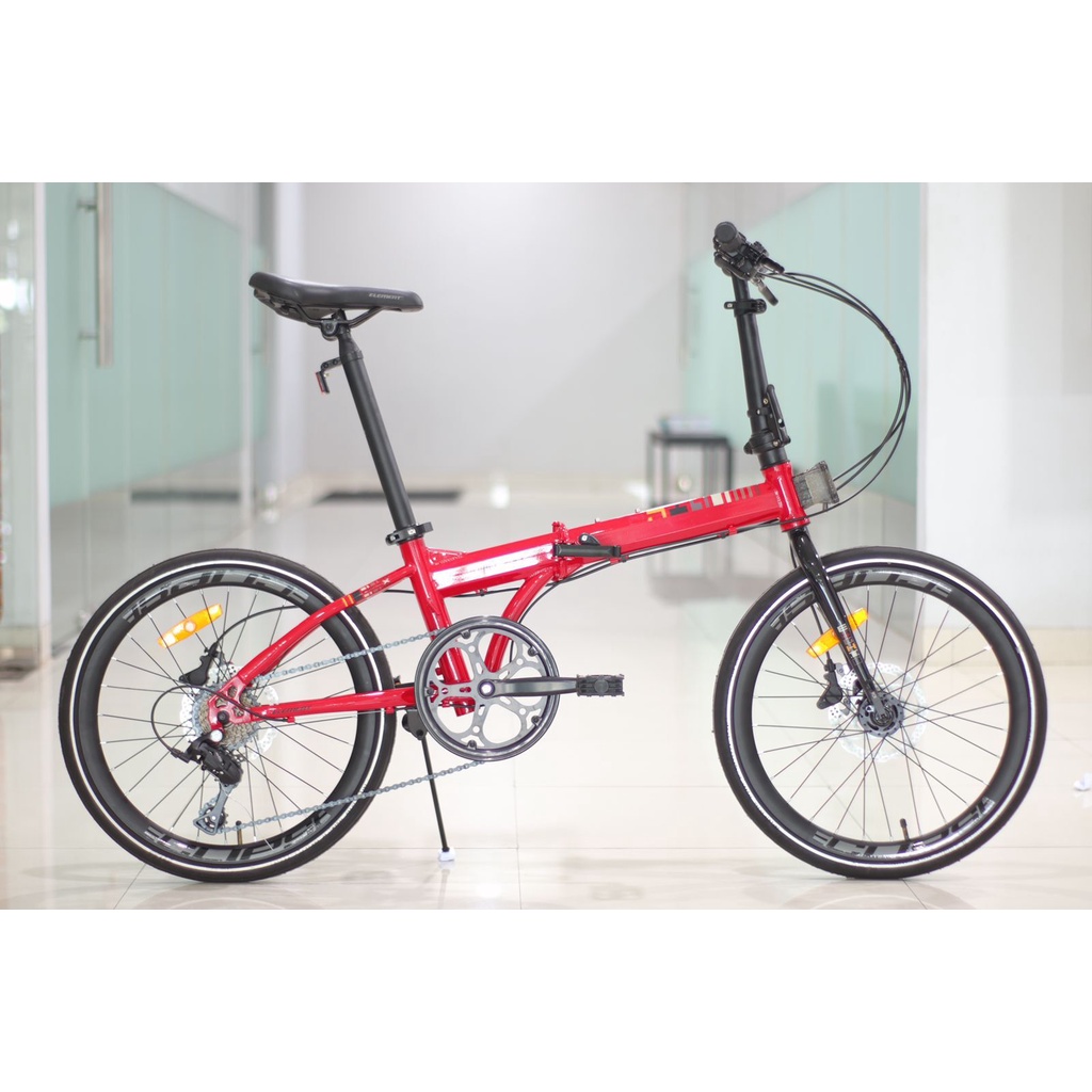 Jual Sepeda Lipat 20 inch Element Fold X Hydraulick Sensah 8 Speed ...
