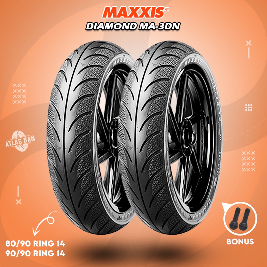 Jual Sepasang Ban Tubles Motor Matic HONDA BEAT MAXXIS DIAMOND MA-3DN ...