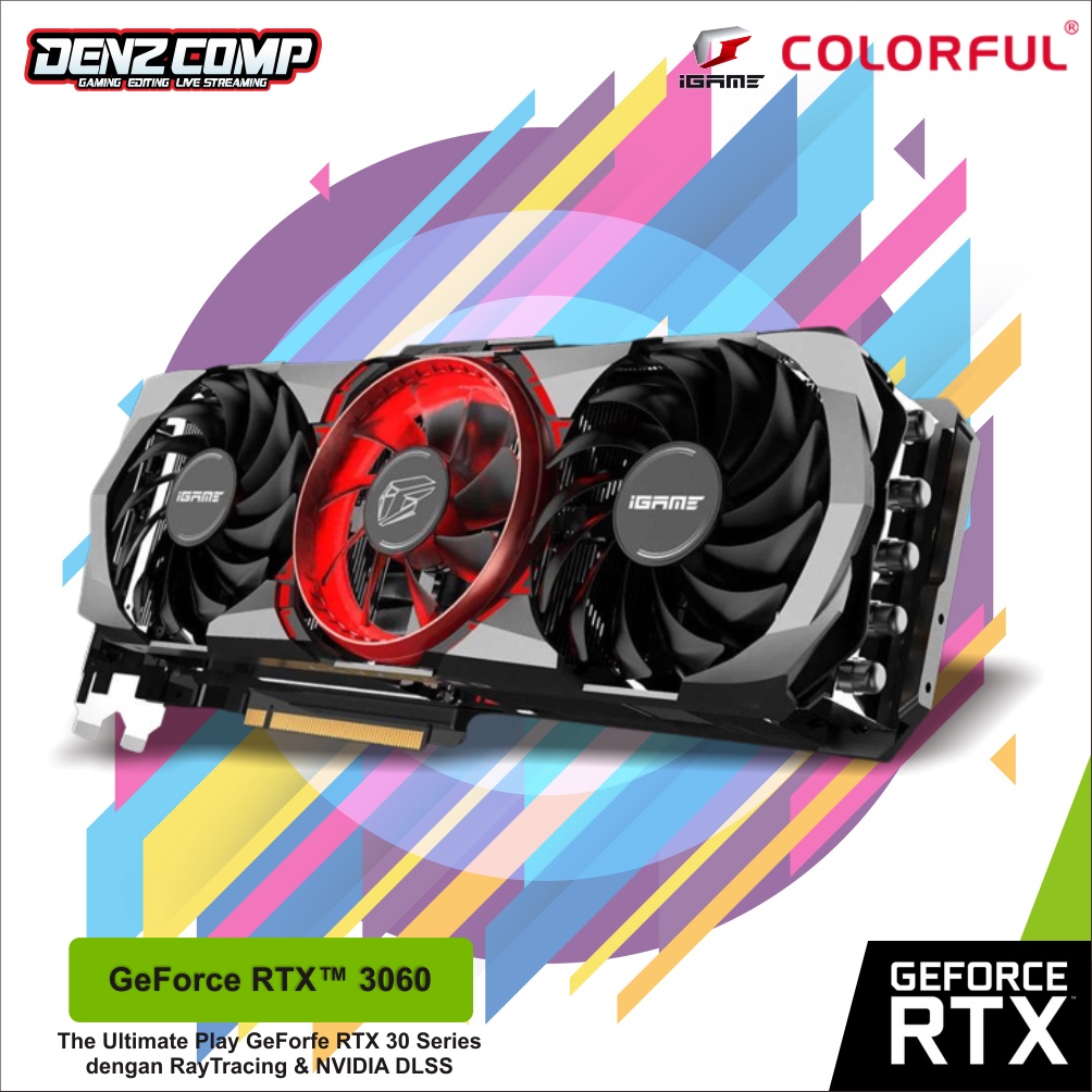Jual VGA COLORFUL RTX 3060 ADVANCE OC 12GB GDDR6 | Shopee Indonesia