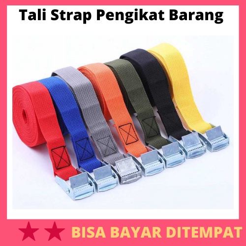 Jual Tali Strap Pengikat Barang Cargo Belt 2 Meter X 25 Cm Sabuk