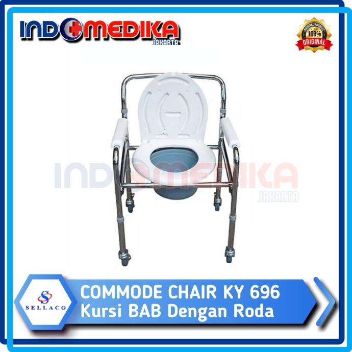 Jual Kursi Bab Roda Commode Chair Dengan Roda Kursi Bab Sella Ky