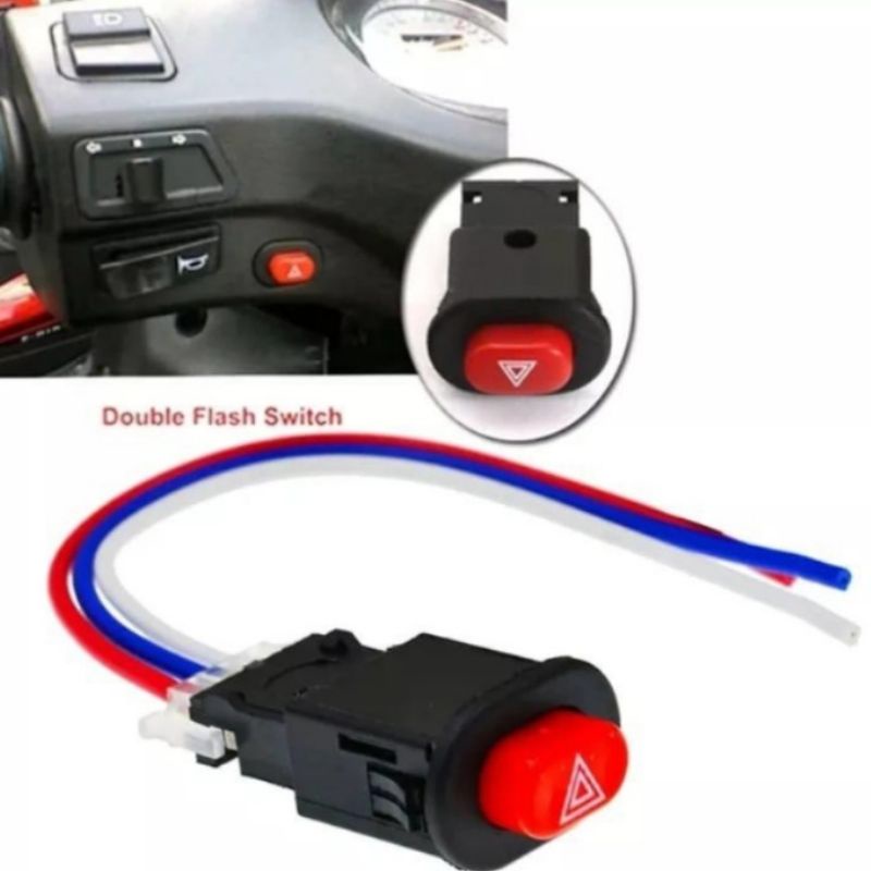 Jual Tombol Switch On Off Hazard Sepeda Motor Universal | Shopee Indonesia