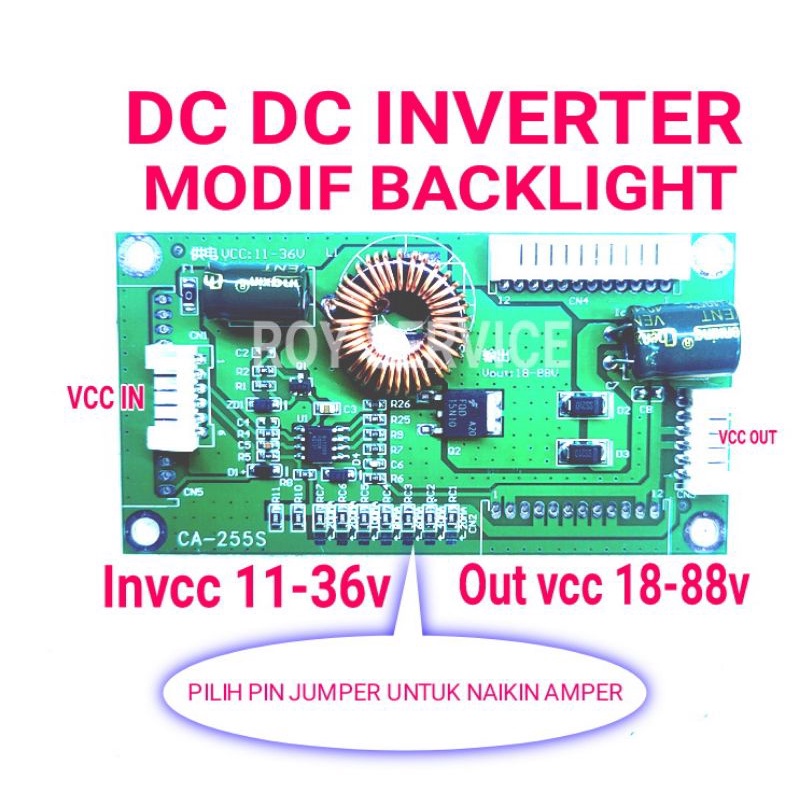 Jual Inverter Backlight DC to DC / Step Up Modif BacklightTV LED ...