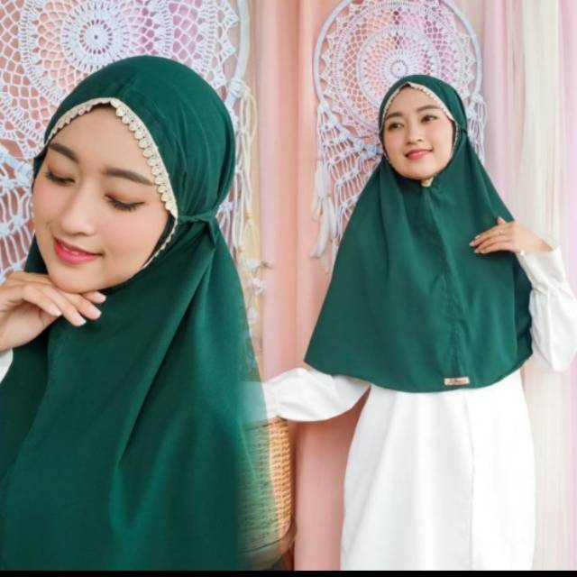 Jual Khimar Tali Renda | Shopee Indonesia