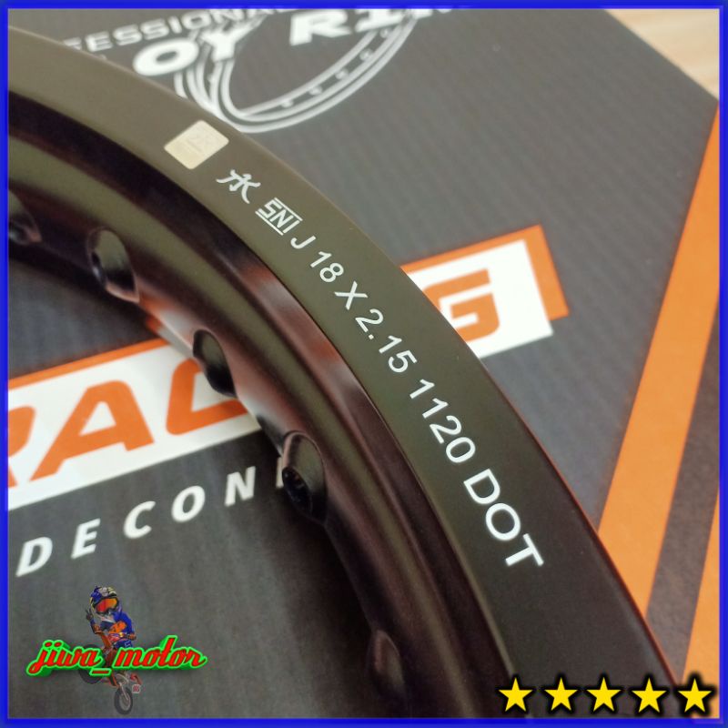 Jual velg TK racing ring 18 160 185 dan 185 215 original 36 hole TK ...