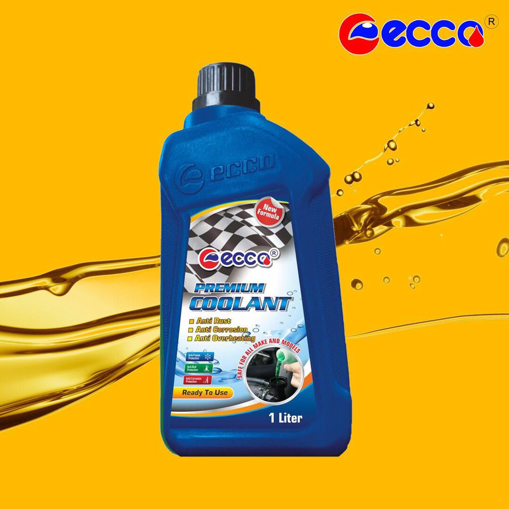 Jual Air Radiator Coolant ECCO PREMIUM 1L | Shopee Indonesia