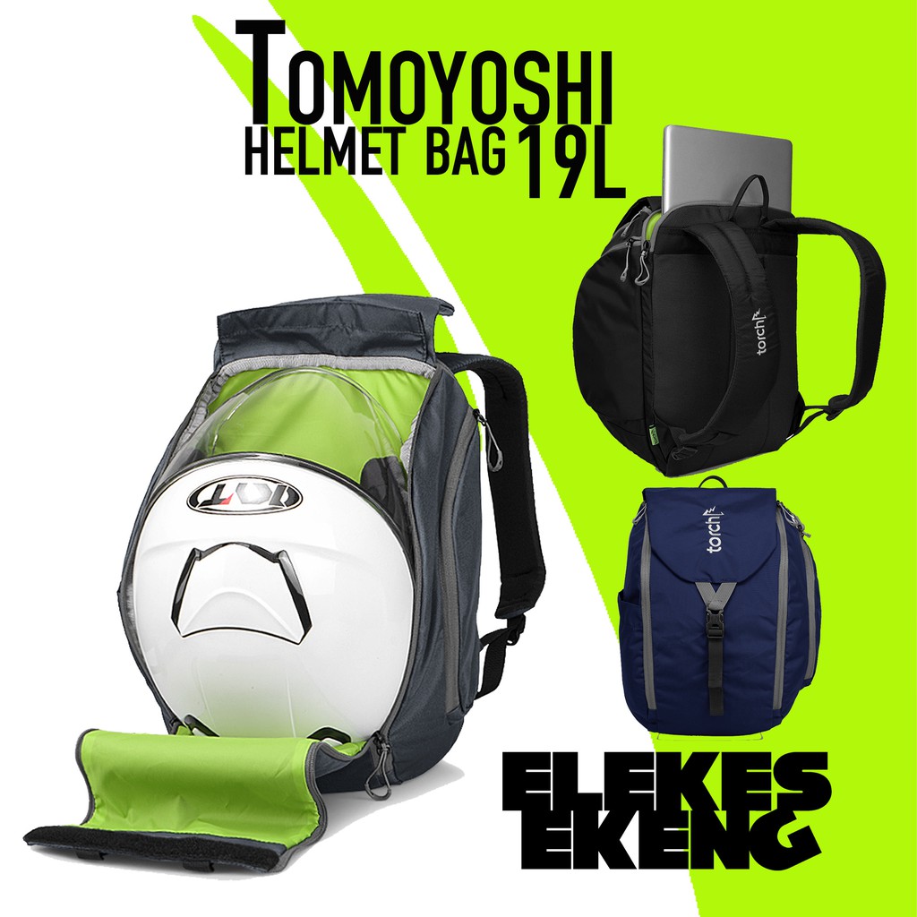 Jual TAS HELM LAPTOP TORCH TOMOYOSHI / TORCH HELMET BAGS TOMOYOSHI 19