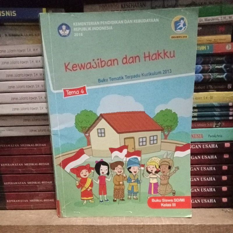 Jual BUKU TEMA 4 KELAS 3 KURIKULUM 2013 EDISI REVISI 2018 ORIGINAL ...