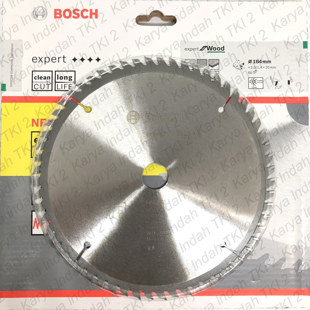 Jual Gergaji Circle Kayu Bosch Mata Circular Saw Blade Expert Wood X T Shopee Indonesia