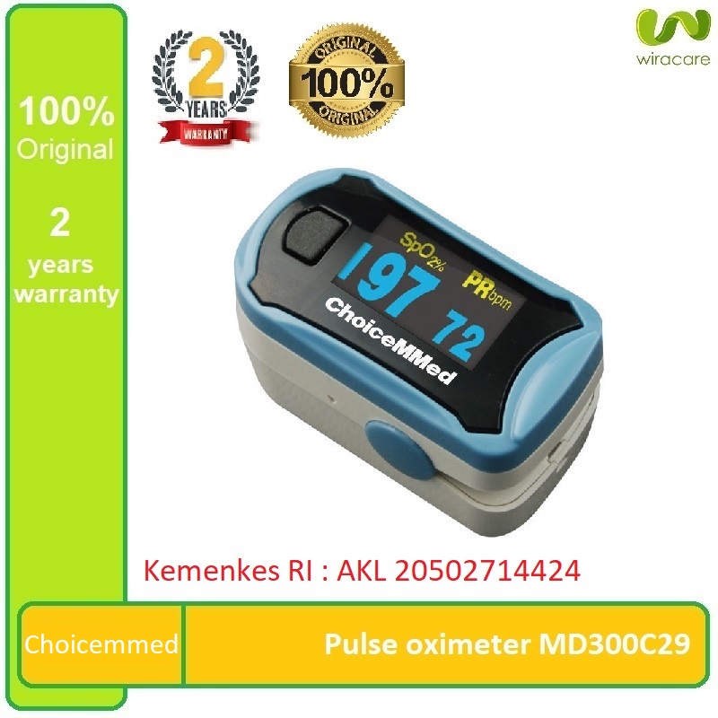 Jual Pulse Oximeter Choicemmed Md300c29 Alat Ukur Saturasi Oksigen ...